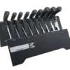 Birzman T Bar Hex Key Set With Metal Rack - 9 Piece