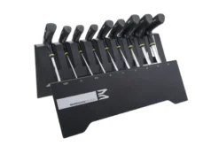 Birzman T Bar Hex Key Set With Metal Rack - 9 Piece