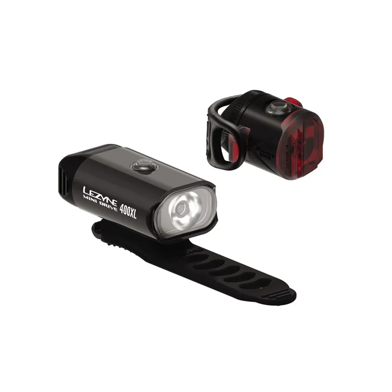 Lezyne Mini Drive 400XL/Femto Drive USB Drive USB Lightset - Black 1 Lezyne Mini Drive 400XL/Femto Drive USB Drive USB Lightset - Black