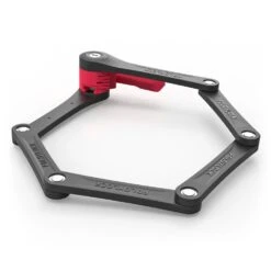 Seatylock Foldylock Clipster Silver Rated Wearable Folding Lock Black -Bicycle Equipment Store clipster red open