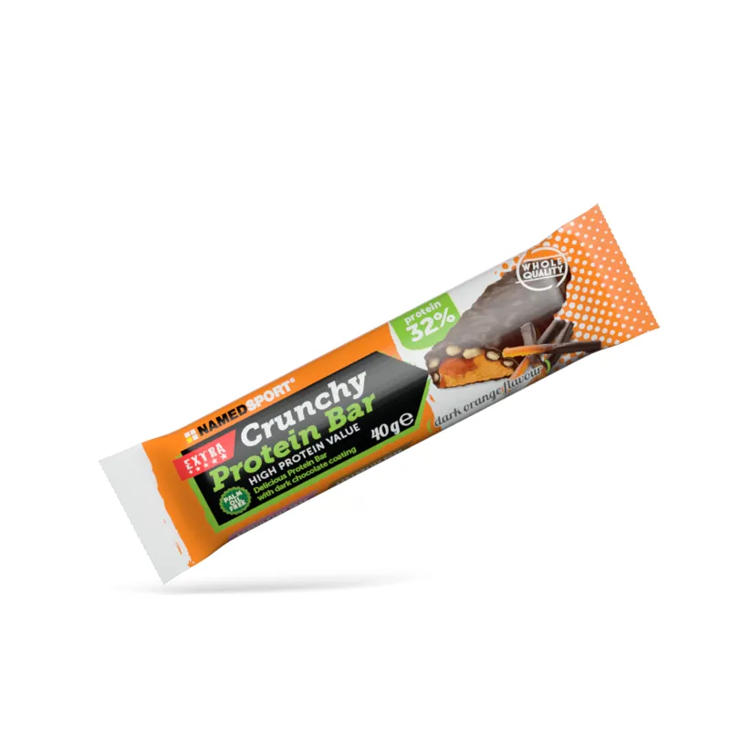 NamedSport Crunchy Protein Bar 24x40g - Dark Orange 7 NamedSport Crunchy Protein Bar 24x40g - Dark Orange - Image 7