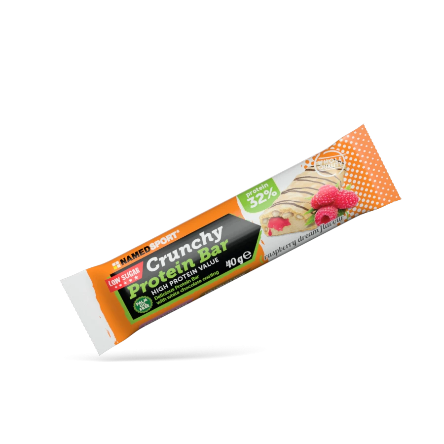 NamedSport Crunchy Protein Bar 24x40g - Dark Orange 1 NamedSport Crunchy Protein Bar 24x40g - Dark Orange