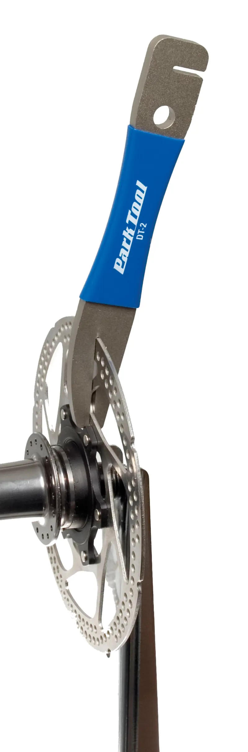 Park Tool DT-2 Rotor Truing Fork - Blue/Silver 1 Park Tool DT-2 Rotor Truing Fork - Blue/Silver