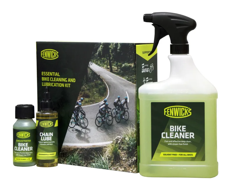 Fenwicks Essential Bike Cleaning And Lubrcation Kit 1 Fenwicks Essential Bike Cleaning And Lubrcation Kit