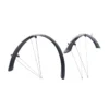 Oxford 700c Hybrid Mudguard Set - Black - 700 X 56mm