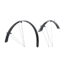 Oxford 700c Hybrid Mudguard Set - Black - 700 X 56mm