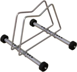 Gear Up Rack And Roll - Single Bike Display Stand - Silver - 1 Bike