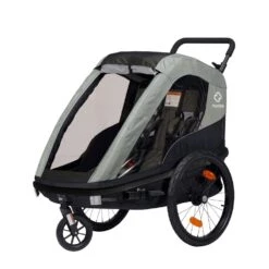 Hamax Avenida Twin Child Bike Trailer - Blue