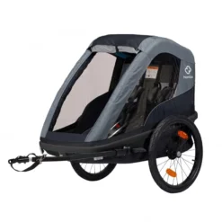 Hamax Avenida Twin Child Bike Trailer - Blue -Bicycle Equipment Store hamax avenida double child bike trailer p62 504 image