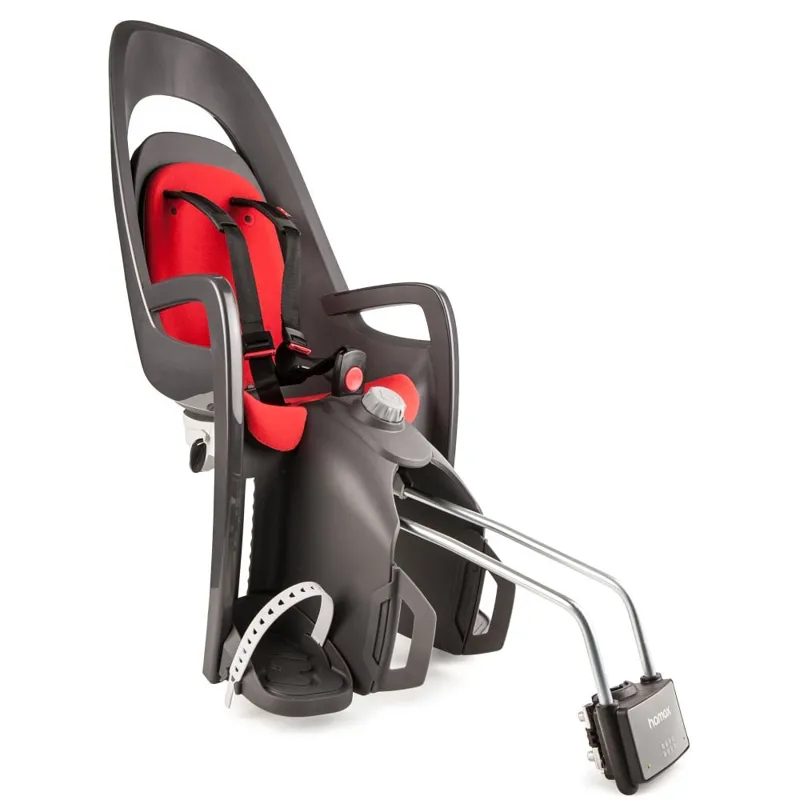 Hamax Caress Frame Mounted Rear Child Seat - Grey/Red 3 Hamax Caress Frame Mounted Rear Child Seat - Grey/Red - Image 3