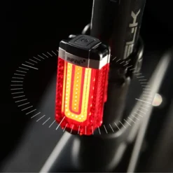 Infini Tron USB 40 Lumen Rear Light - Black/Red -Bicycle Equipment Store i 280r 01