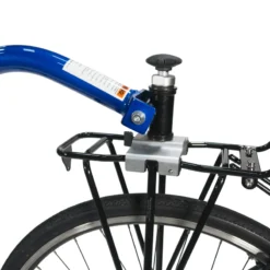 Burley Kazoo Single SpeedTag A Long - Blue - Single Speed -Bicycle Equipment Store kazoo hitch close up