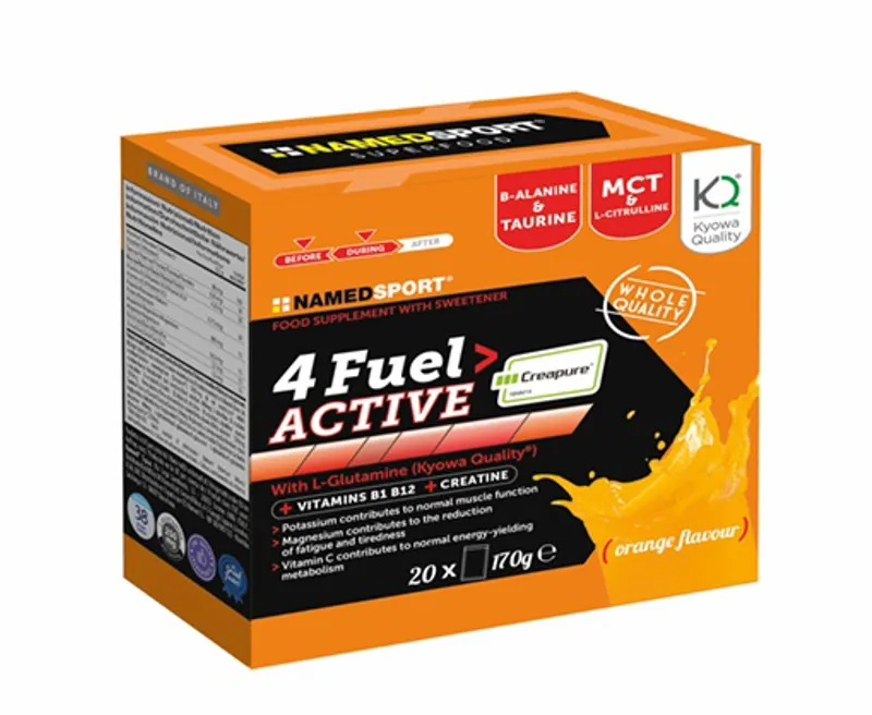 NamedSport 4 Fuel Active Energy Drink - Orange - 20x170g 1 NamedSport 4 Fuel Active Energy Drink - Orange - 20x170g