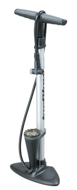 Topeak Joe Blow Max HP Track Pump - 160psi -Bicycle Equipment Store product pumps floor pumps joeblow maxhp joeblow maxhp silver d207bfa44a00e1b41e6ee3c571c8a1f3
