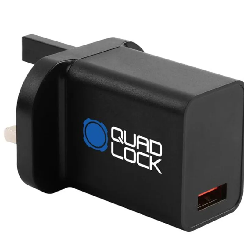 Quad Lock 18W UK Type G Power Adapt - Black 1 Quad Lock 18W UK Type G Power Adapt - Black