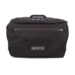 Brompton S Bag Handlebar Bag - Black/Black Flap -Bicycle Equipment Store sbagblackwithblackflapalt1