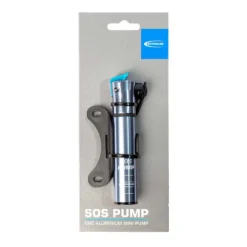 Schwalbe SOS Mini Pump - Silver -Bicycle Equipment Store sca102