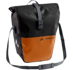 Vaude Aqua Back Color Single 12 Litre Pannier Bag - Black/Alpine Lake -Bicycle Equipment Store va306